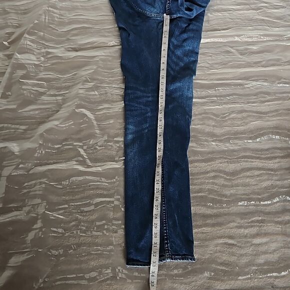 Old Navy Men Slim Fit Jeans 36×34 Dark Blue Washed - Picture 10 of 16